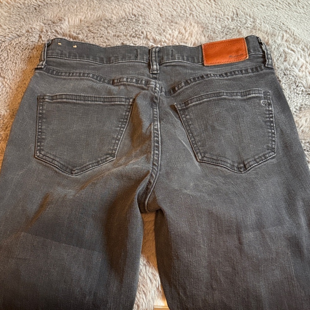 Madewell Black Ankle Crop Skinny Jeans Size 27 - Picture 3 of 7